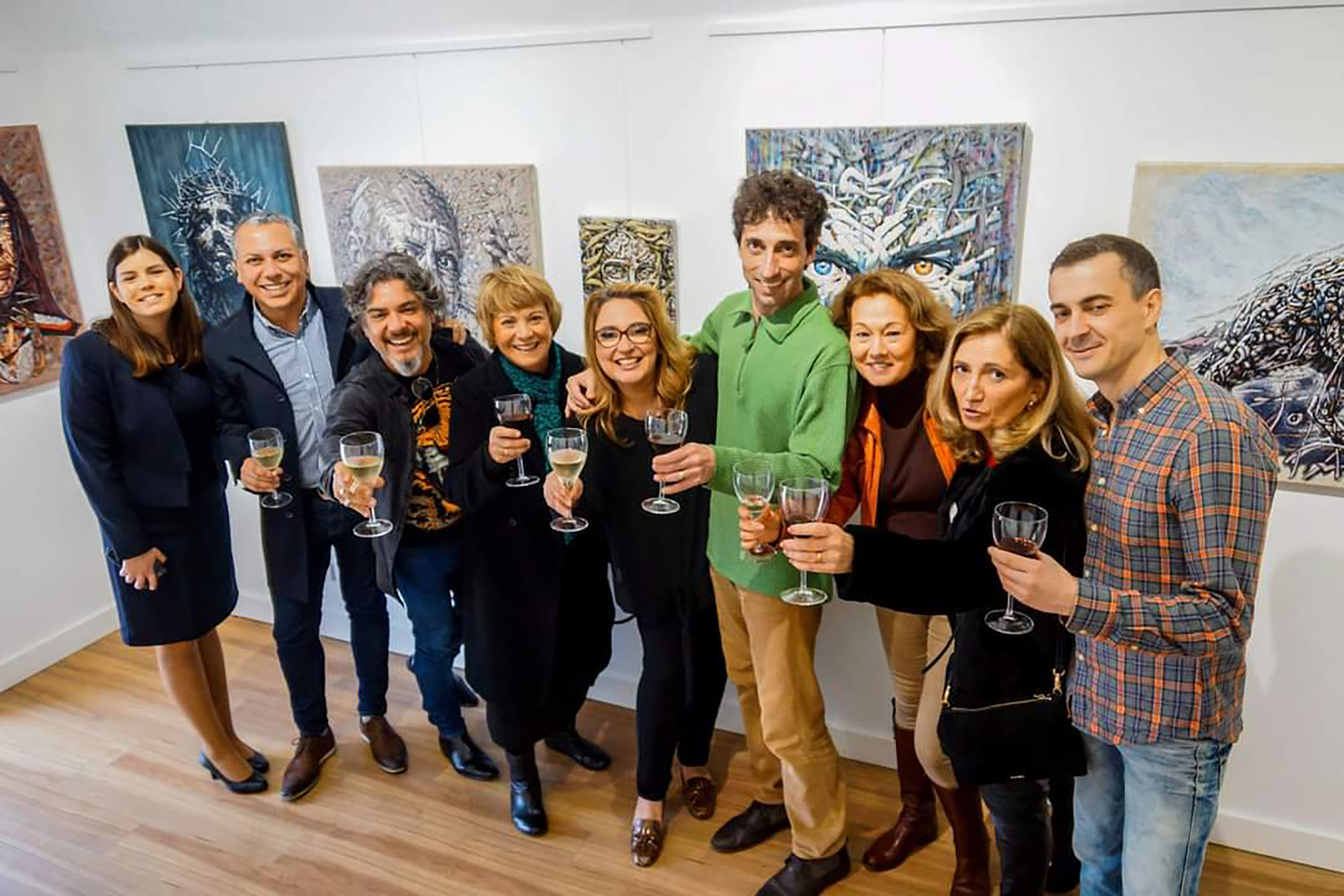 Exhibition at Lu Mourelle Art Gallery Cascais, Portugal
